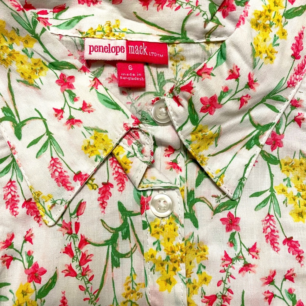 100% cotton Penelope size 6 kid set